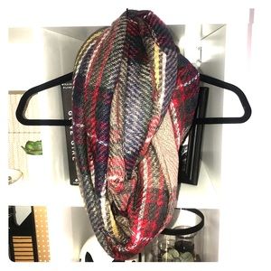 2 for $23 winter plaid infinity scarf